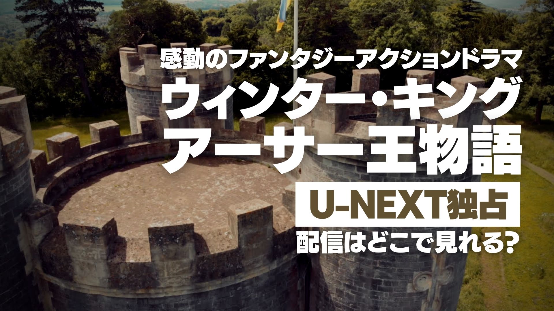 ドラマ『ウィンター・キング：アーサー王物語』配信どこで見れる？ U-NEXT独占配信