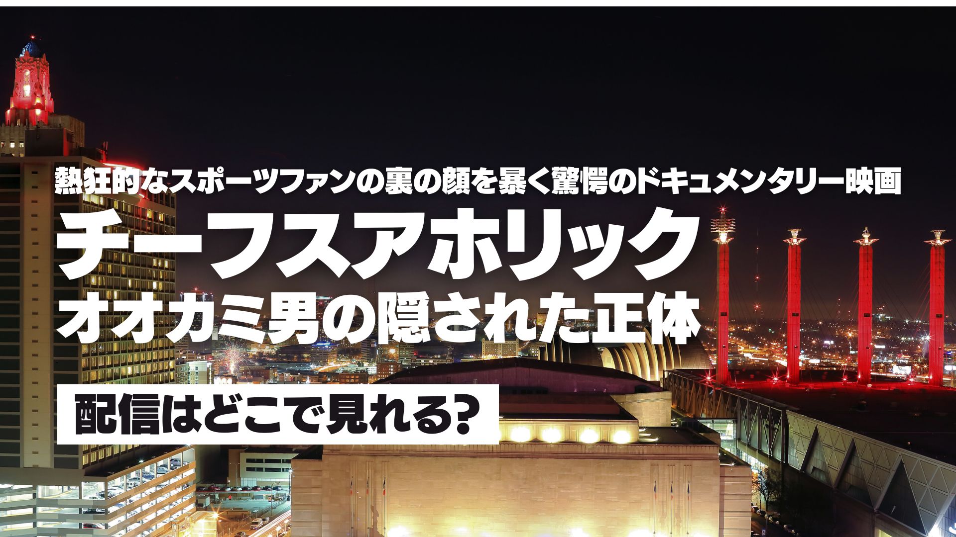 映画『チーフスアホリック：オオカミ男の隠された正体』配信どこで見れる？