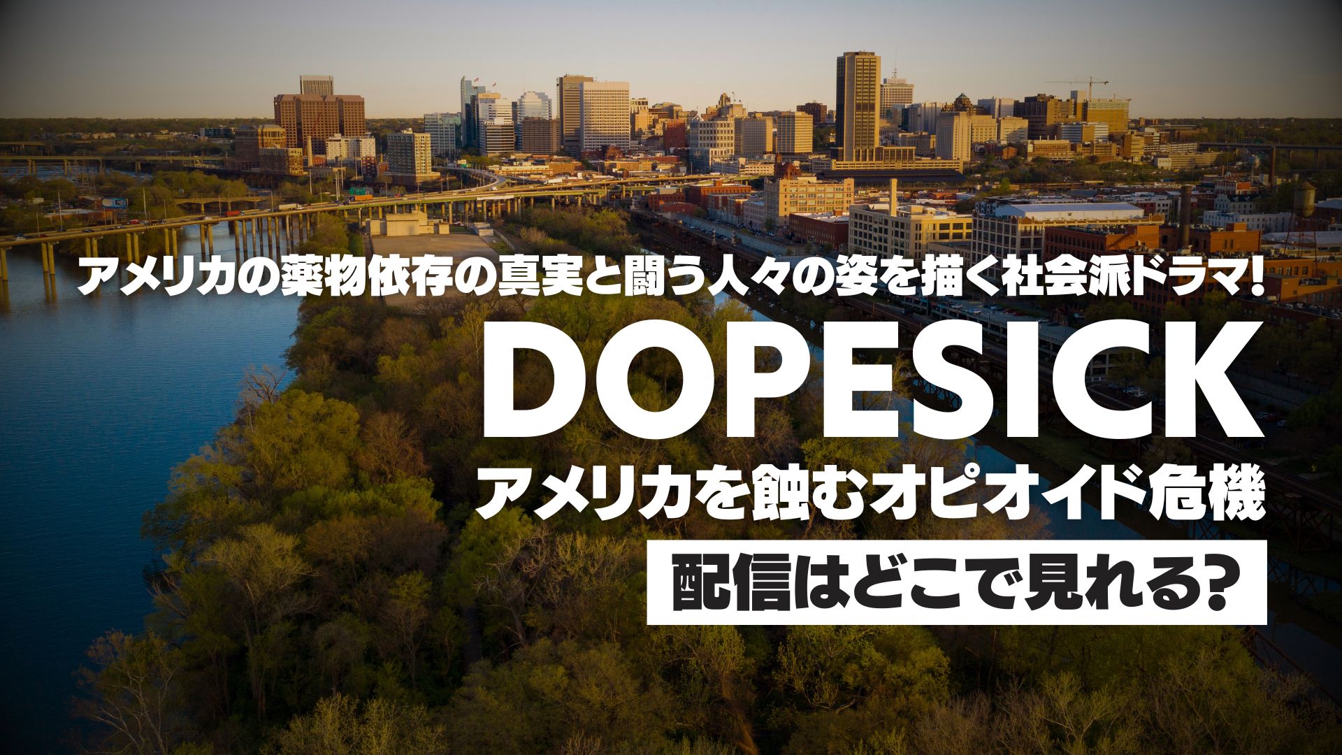 ドラマ『DOPESICK アメリカを蝕むオピオイド危機』配信どこで見れる？