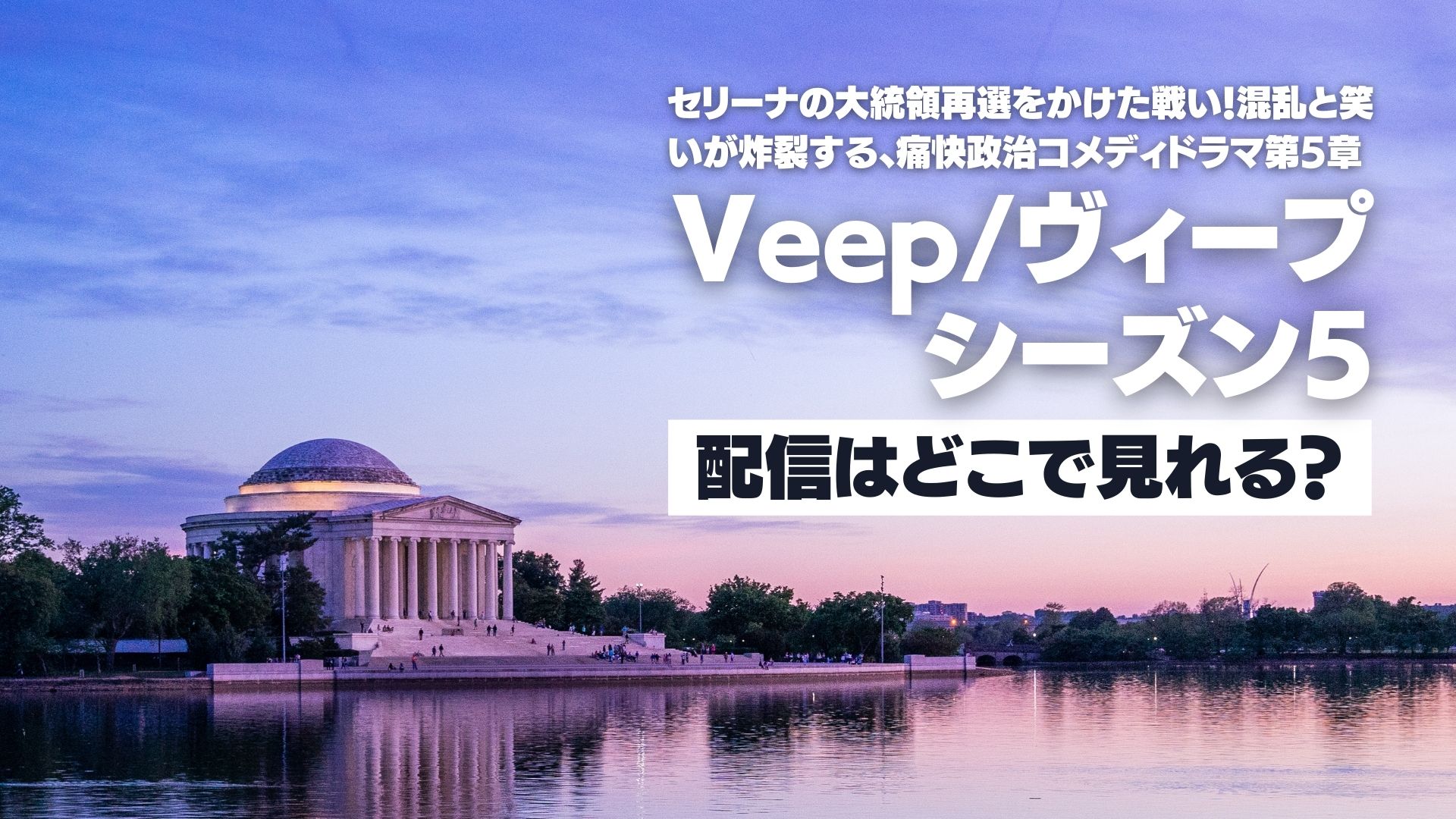 ドラマ『Veep/ヴィープ　シーズン５』配信どこで見れる？