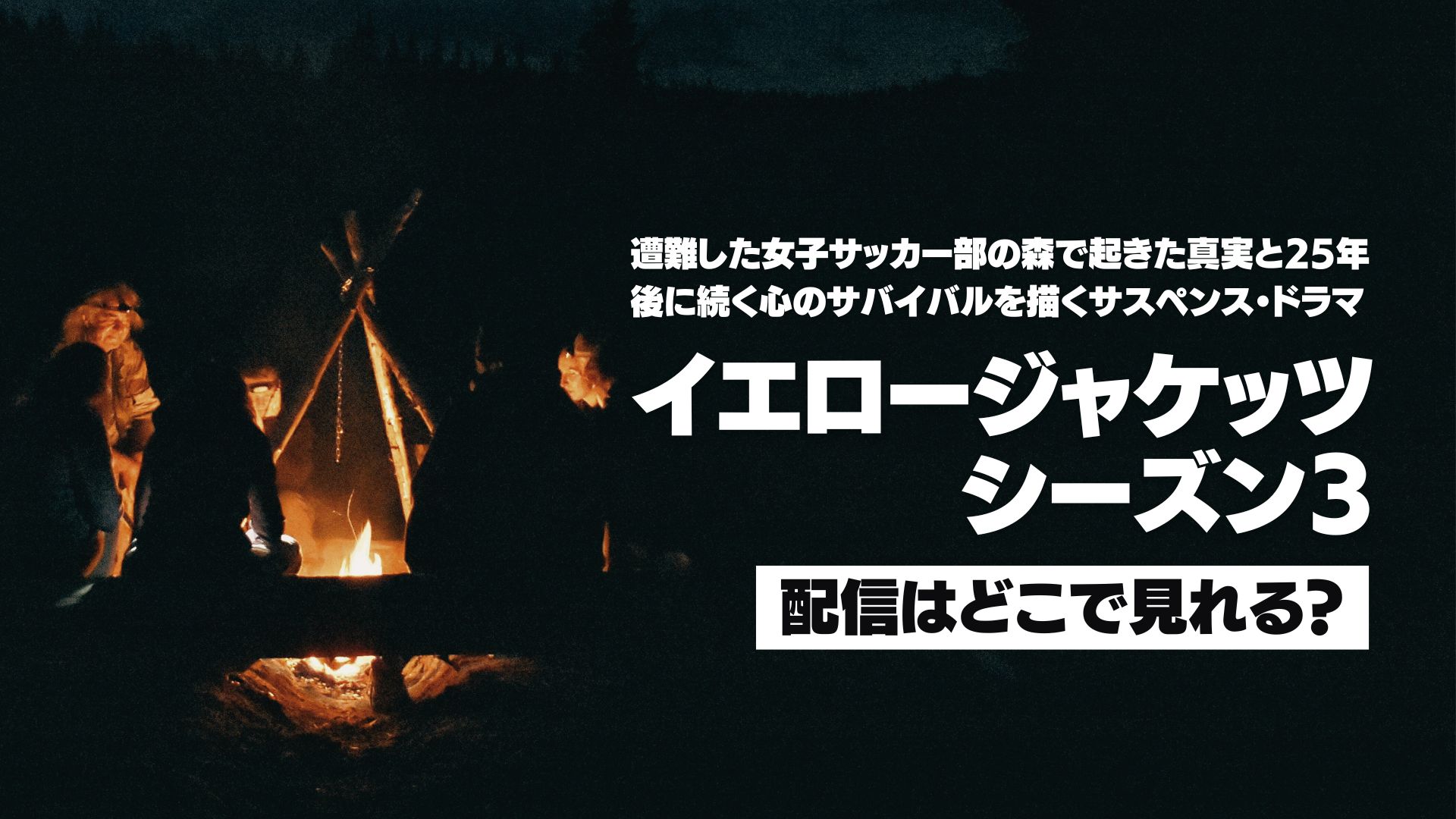 ドラマ『イエロージャケッツ シーズン３』の配信はどこで見れる？